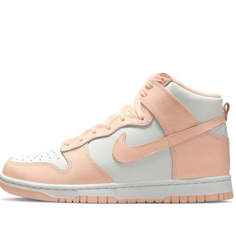 Pink Nike dunk highs